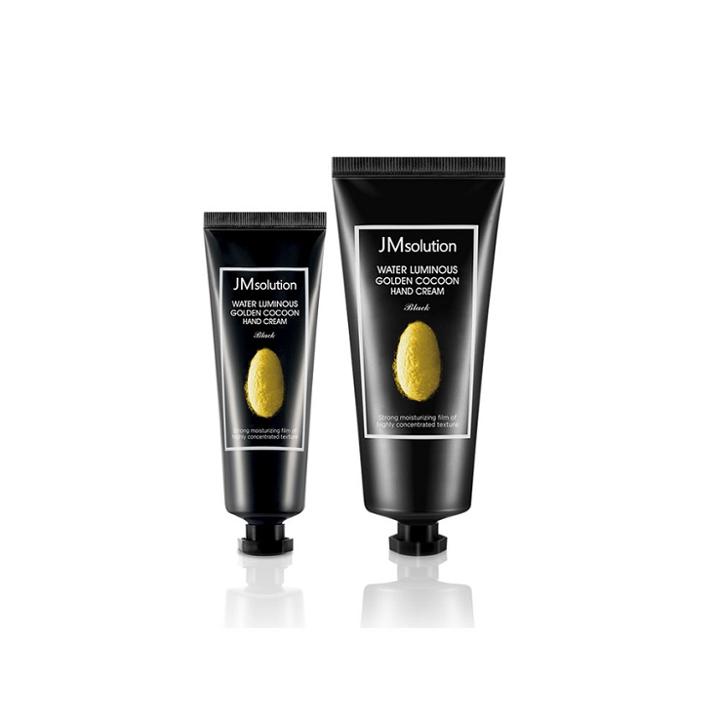 Jmsolution - Water Luminous Golden Cocoon Hand Cream Black Set: 100ml + 50ml 2 Pcs