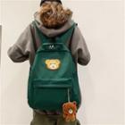 Set: Embellished Backpack + Bag Charm