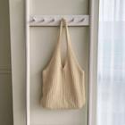 Woolen Knit Shopper Bag Cream - One Size