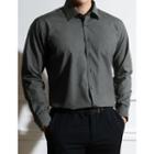 Dart-trim Basic Shirt