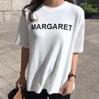 Margaret Short-sleeve Textured T-shirt