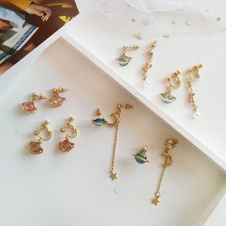 Planet Clip-on Earring / Ear Stud