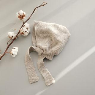 Tie-detail Knit Hat