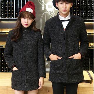 Couple Matching Tweed Coat