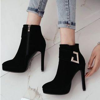 Platform Stiletto-heel Ankle Boots