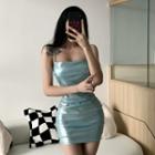 Satin Sheath Dress