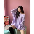 Extra Oversize Color Sweatshirt