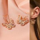 Rhinestone Butterfly / Key / Heart Dangle Earring