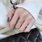925 Sterling Silver Lettering Open Ring 1 Pc - Lettering Forever - One Size