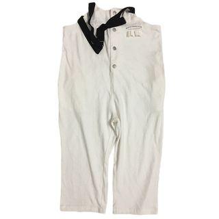 Buttoned Cropped Jumper Pants