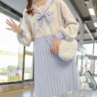 Two-piece Long-sleeve A-line Dress