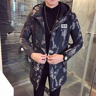Hooded Padded Camo Parka