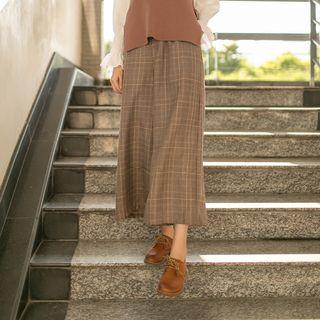 High-waist Cropper Wide-leg Pants