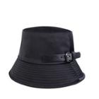 Buckled Bucket Hat Black - One Size
