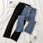 Irregular Boot-cut Slim-fit Jeans