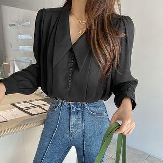 Chelsea-collar Chiffon Shirt