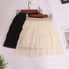 Chiffon Mini Layered Skirt