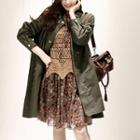 Sequined Embellished Parka
