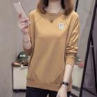 Label Applique Pullover