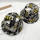 Printed Bucket Hat Black - One Size