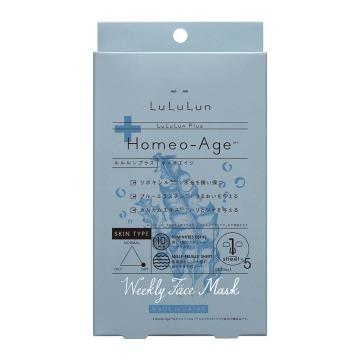 Lululun - Weekly Face Mask (homeo-age) 5 Pcs