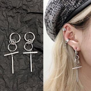 Stainless Steel Geometric Dangle Earring