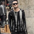Long-sleeve Tie-dye T-shirt
