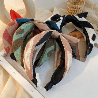 Jacquard Knit Headband