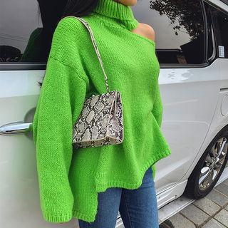 Kiss-lock Python Handbag