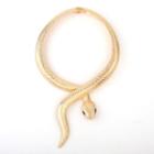 Alloy Snake Necklace Gold - One Size