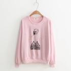 Faux Pearl Studded Pullover