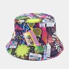 Print Bucket Hat Multicolor Print - Pink - M