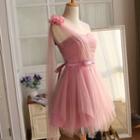 One-shoulder Mini Prom Dress