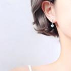 925 Sterling Silver Crystal Dangle Earring