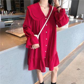 Double Collar Shirtdress