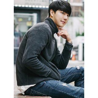 Couple Fleece Zip Jacket