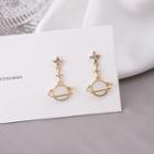 Planet Dangle Earring 1 Pair - E2992 - As Shown In Figure - One Size