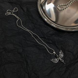 Angle Pendent Necklace Angel - One Size