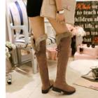 Faux-fur Over-the-knee Boots