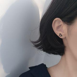 Sterling Silver Triangle Stud