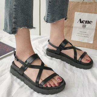 Strappy Platform Sneakers