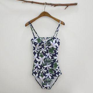 Sweetheart Tropical Flower Swimsuit