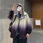 Mock Two-piece Gradient Jacket