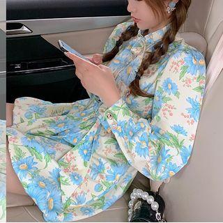 Floral Print Blouse / Shorts