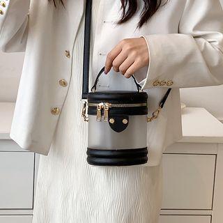 Top Handle Pvc Bucket Bag