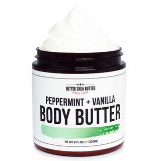 Better Shea Butter - Whipped Body Butter Peppermint And Vanilla, 8oz