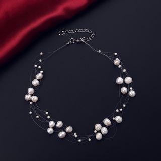 Natural Pearl Layered Necklace