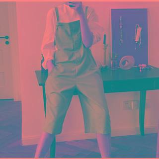 Button-up Wide-leg Jumper Pants