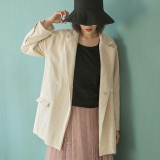 Corduroy Long-sleeve Blazer