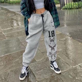 Butterfly Graphic Sweatpants
